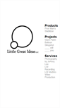 Mobile Screenshot of littlegreatideas.com